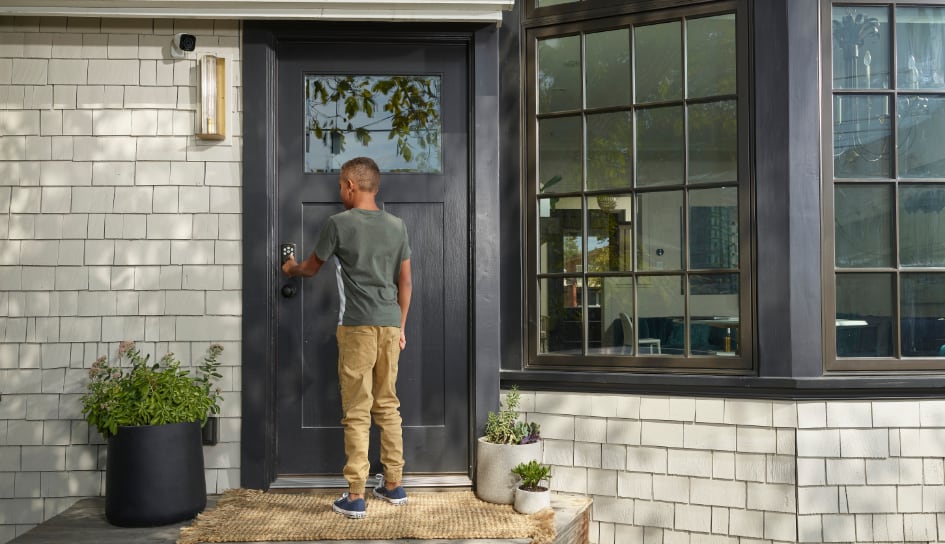 Vivint Smart Lock on home in Napa